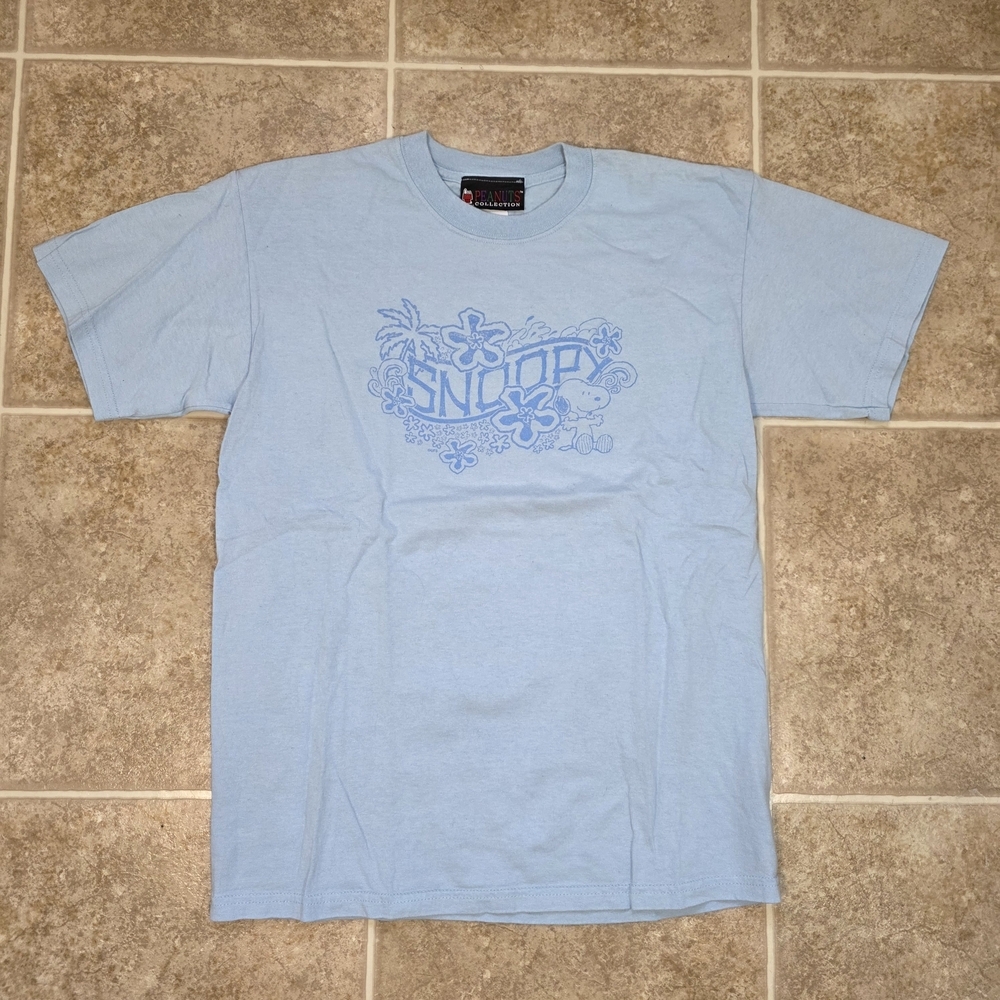 Peanuts Snoopy Floral Graphic Tee Size M
